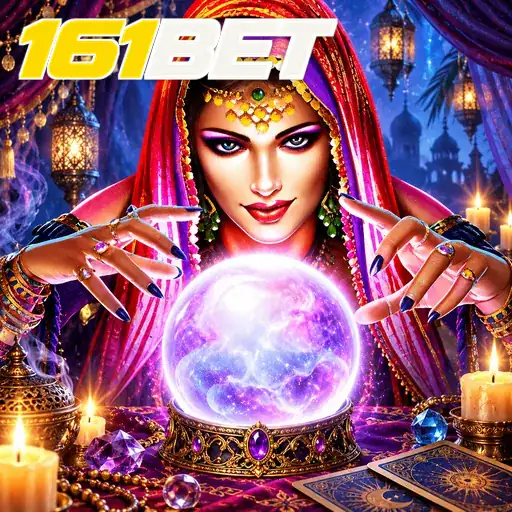 161BET — ilustração de uma adivinha com bola de cristal
