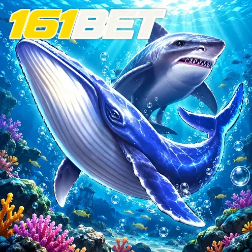 161BET — ilustração de uma baleia no oceano