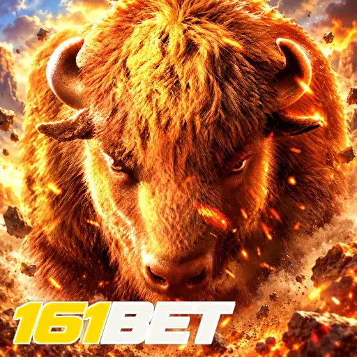 161BET — ilustração de um bisão em tons dourados