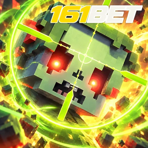 161BET — ilustração de um cubo verde em estilo pixel art