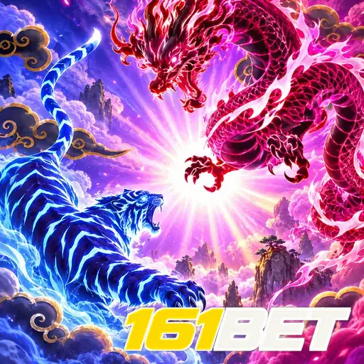 161BET — ilustração de dois dragões coloridos