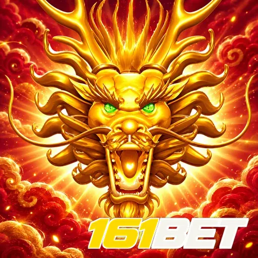 161BET — ilustração de um dragão dourado
