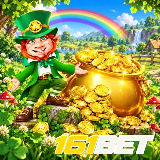 161BET — ilustração de um duende com moedas de ouro