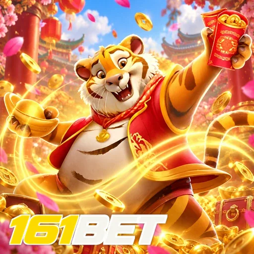 161BET — ilustração de uma raposa entre moedas e luzes